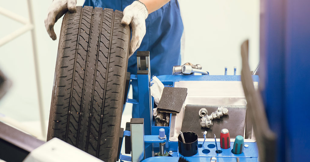 replacing tire